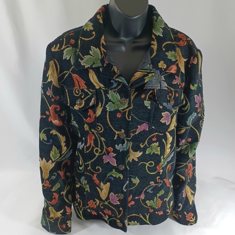 Beautiful Floral Jacket Button Down